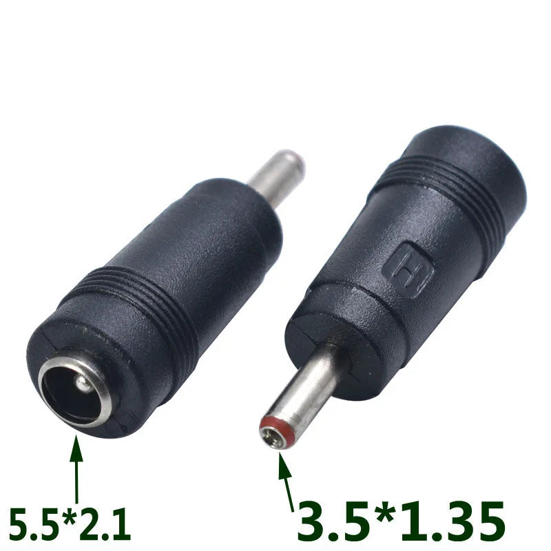 1pcs 5.5x2.1 mm Male Jack to 3.5*1.35 4.0*1.35 4.0*1.7 Female Plug DC 5.5*2.1mm Female to Male Power Connector Adapter Laptop