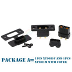 Amass XT90E-M Battery Connector XT90E Male Plug Gold-plated XT90 Mountable Connector Black Socket Or XT90H-M Quickly Charge