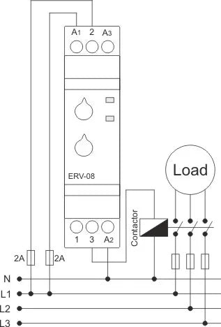 Samwha-Dsp ERV-08 On Delay Multifunctional Time Relay Electronic Adjustable (0,1Sec. - 100 Hours.)