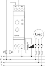 Samwha-Dsp ERV-08 On Delay Multifunctional Time Relay Electronic Adjustable (0,1Sec. - 100 Hours.)