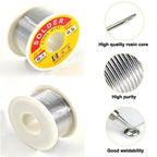 100g Tin Welding Wire Melt Rosin Core Solder Wire 63/37 Flux 2% 0.5/0.6/0.8/1.0/1.2/1.5/2.0mm Soldering Iron Tin For Electrical