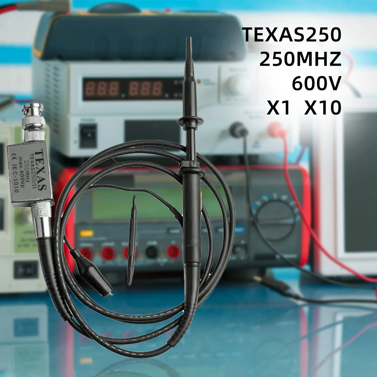 Digital Oscilloscope Probe 60MHz 80MHz 100MHz 200MHz 250MHz 500MHz Sonda Hantek X1 X10 X100 Ford Probe P6100 TEXAS250