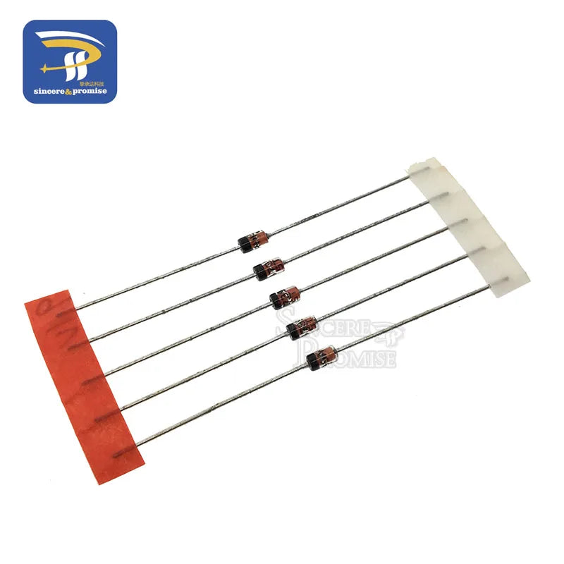 14Values*5pcs=70pcs 1W Zener Diode Package 1/2W DO-41 3.3V-30V Component Diy Kit 14 Kinds of Commonly Used Volts