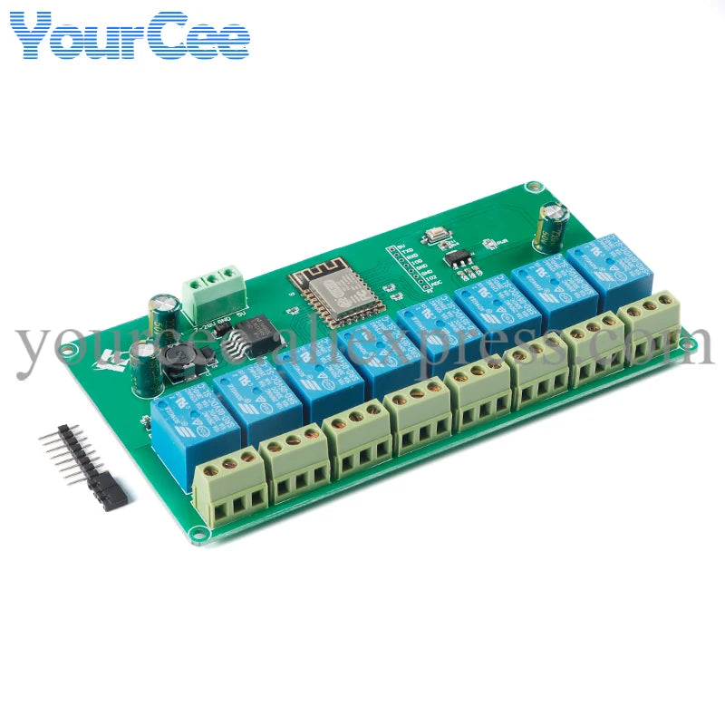 ESP8266 1/2/4/8/16 Channel Way Wireless Relay Module AC/DC ESP ESP-12F WIFI Development Board