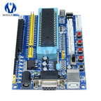 DC 12V PIC16F877A PIC Minimum System Development Board Emulator JTAG ICSP Program Minimum System Microcontroller Module