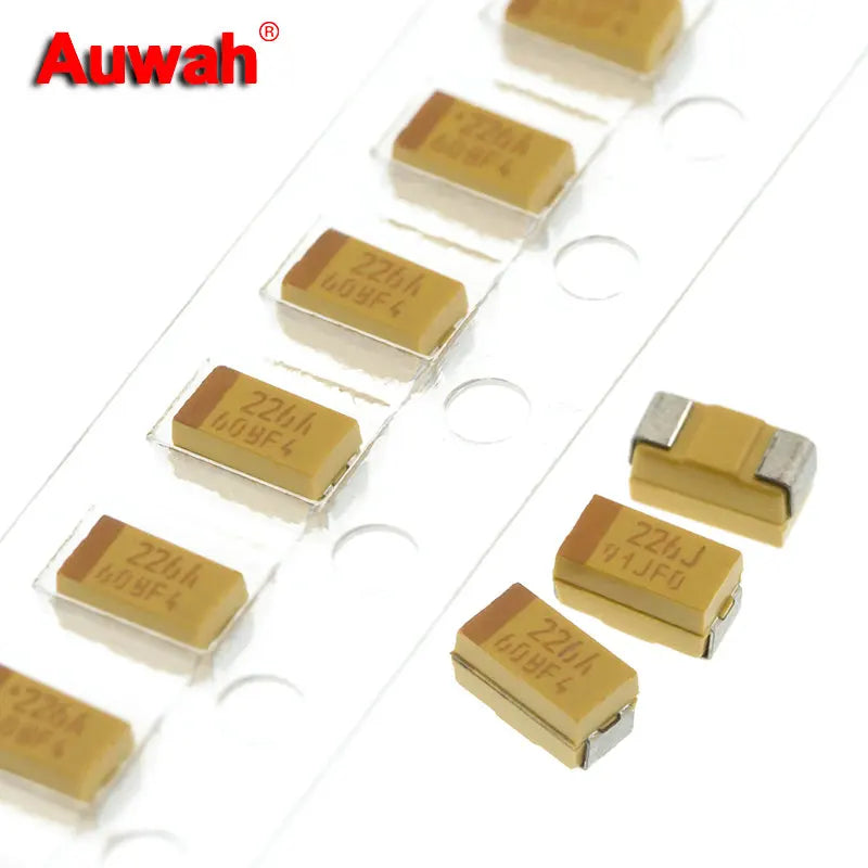 20pcs 22uF 6.3V 10V 1206 Type A SMD Tantalum capacitor TAJA226K010RNJ TAJA226K006RNJ 226J 226A  New original