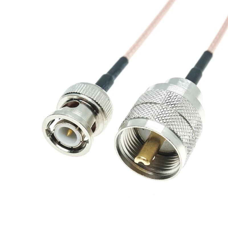 BNC Male Q9 to UHF PL259 Male SO239 PL-259 SO-239 Female plug Jumper Pigtail FPV RG316 Cable
