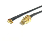 New SMA Male Female Jack  Nut  /RP SMA Switch MCX/MMCX  Male Plug Right Angle Pigtail Cable RG174 Wireless Modem Extension