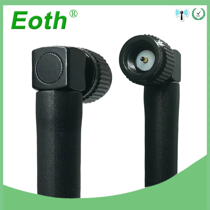 Eoth Wholesale Pure Copper 2.4GHz Antenna WIFI 3dBi SMA Male 2.4 GHz Antenna Wi-Fi Antenne Black for Wireless Wi-Fi Router