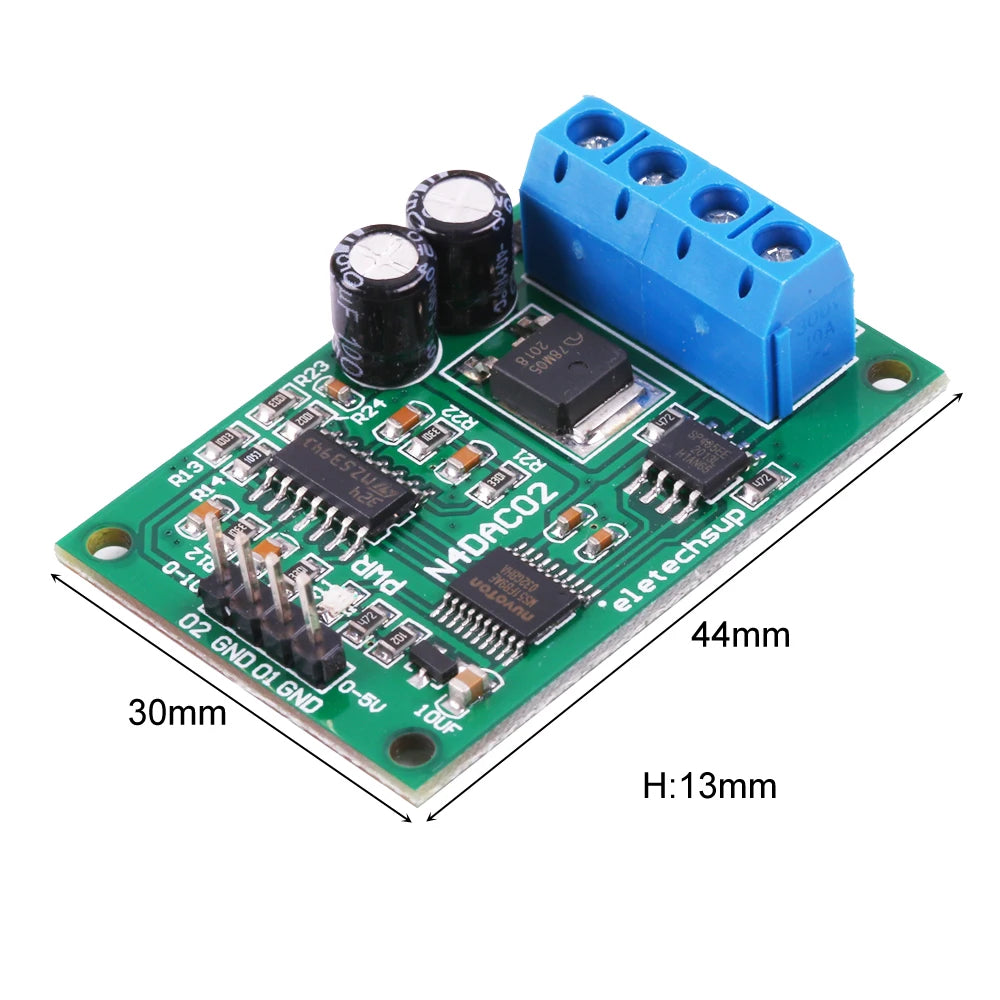 DC 12V 24V RS485 to 4-20mA/0-5V/0-10V Current/Voltage Converter RS485 to DAC Number-mode Conversion Module MODBUS RTU Control