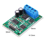 DC 12V 24V RS485 to 4-20mA/0-5V/0-10V Current/Voltage Converter RS485 to DAC Number-mode Conversion Module MODBUS RTU Control