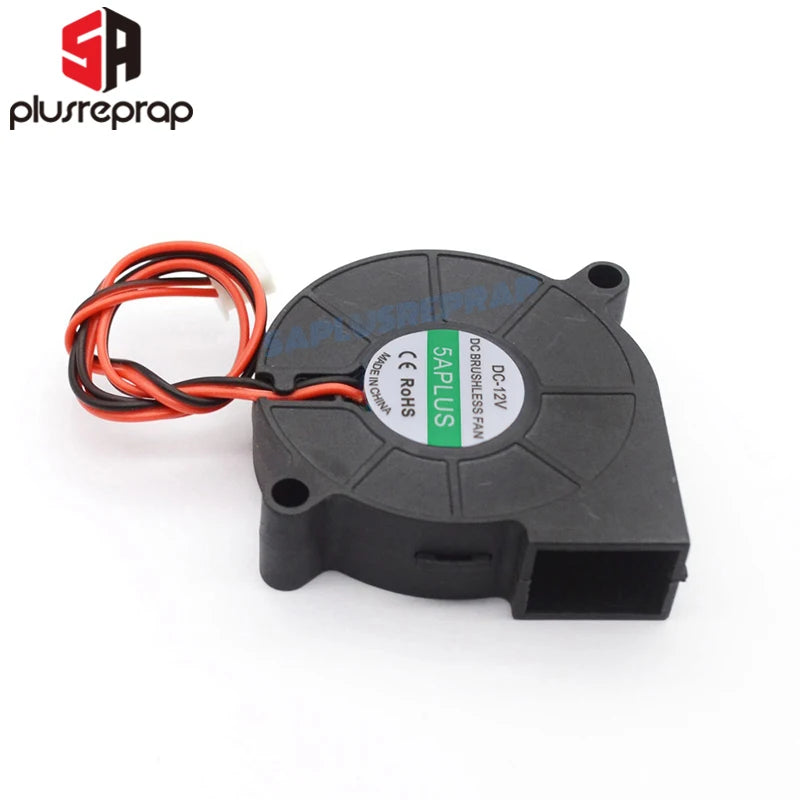 5015 Oil/Ball Bearing Fan 12V/24V Brushless DC Cooler Blower 50x50x15mm Black Plastic Kits J-Head Hotend  Extruder 3D Printer