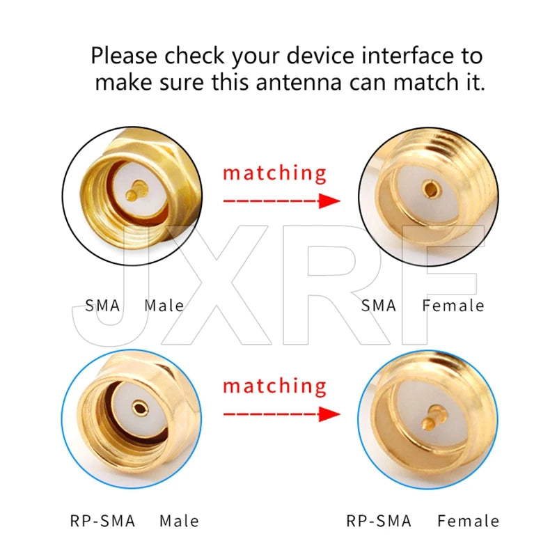 Factory Sales RF Coaxial Cable SMA to SMA Connector SMA Male to RP-SMA Male Jack RG316 Pigtail Cable 15cm
