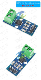 1/3PCS Hot Sale ACS712 5A 20A 30A Range Hall Current Sensors Module ACS712 Module For Arduino 5A 20A 30A