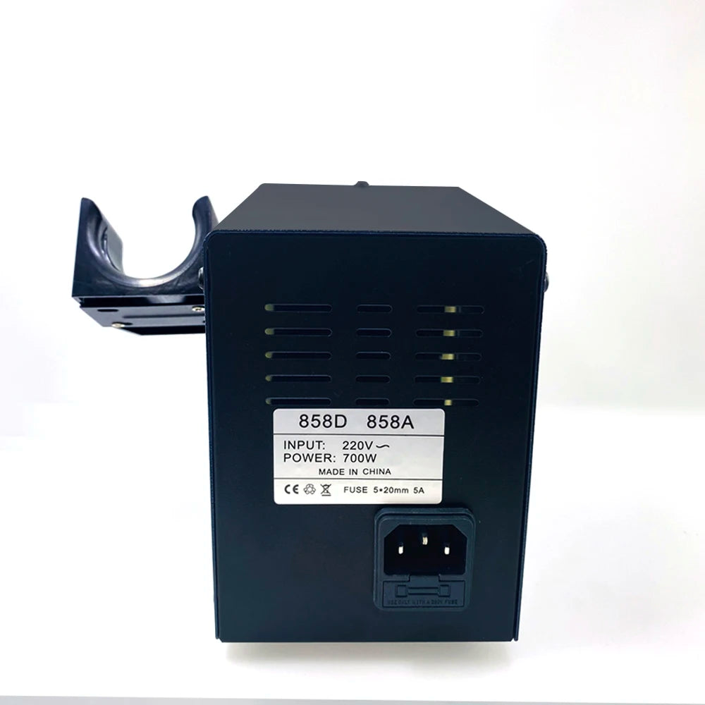 Hot air gun 858D 8586 2 in 1 soldering station 700W 110V 220V BGA Rework SMD SMT welding repair tool Heat gun LED Digital Solder