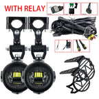 Upgrade Motorcycle fog light Auxiliary Lights Brighter Lamp 40W 6000K for BMW R1200GS F800GS F700GS F650 K1600