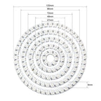 WS2812b Led Ring Addressable 8/16/24/35/45Leds 5050 RGB Led Diode Ring Color IC Built-in LED