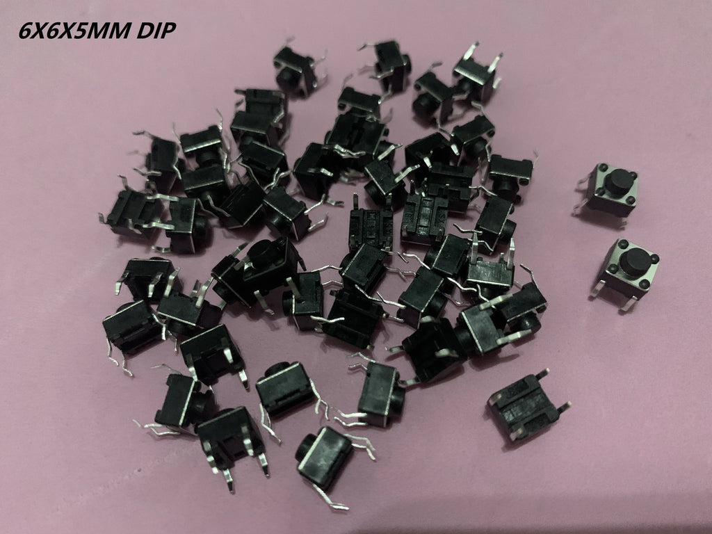 1000PCS 6X6X4.1/4.3/4.5/5/5.5/6/6.5/7/7.5/8/8.5/9/9.5/10/10.5/11/11.5/12/12.5/13mm DIP SMT 4Pin 2Pin Tactile Push Button Switch