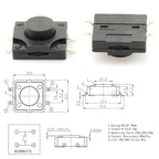 10PCS 12*12*5MM Tact Switch Push Button Switch 12V Copper 4PIN DIP Micro Waterproof Switch Button for TV Toys Home Use Button