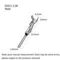 100Pcs/50Pcs 1.5mm DJ611-1.5B DJ621-1.5B Automotive Crimp Terminal Male Female Spadonnector Brass Auto Splice Wire Terminals
