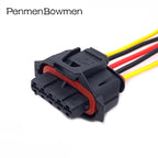 1 Set 2 3 4 5 6 Pin Auto Injector Waterproof Electronic Connector Wire Harness Oxygen Sensor Female Plug 1928404627 1928403698
