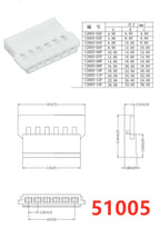 20PCS MX2.0 Connector 2.0mm Pin Header Plastic Housing Male Female Terminal 51005 51006 2p 3p 4p 5p 6p for RC Battery Adapter