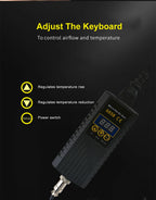 JCD 750W Heat Gun Digital Display Micro Rework Soldering Station Hot Air Gun For Welding Repair Tool Hair dryer 8858