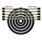WS2812B 8/16/24/35/45 Leds Pixel Ring Addressable Led Modules WS2812 IC RGB Full Color Round Led Circle DC5V