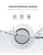LED Swimming Pool Lights RGB AC12V 12W 18W 25W 35W 45W IP68 Waterproof Lamp with Remote Controller for pool party