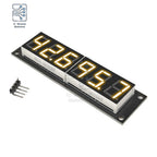 4/6-Digit 0.56 Inch 7 Segments Digital Tube Clock Module Double Dots LED Display TM1637 Blue Yellow White Green Red For Arduino