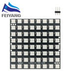 Matrix 8x8 64 DIY GyverLamp WS2812B LED Digital Flexible Individually Addressable Panel Pixel Light Display Board DC5V