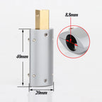 Monosaudio A50G B50G 24K Gold Plated USB2.0 Plug USB A/B Connector  DIY USB Cable for Ipad Laptop