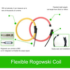 Flexible Rogowski Coil Rope CT FRC800 1000A/100mV Big Bandwidth for Network-analyzer Power meter and Transient recorder