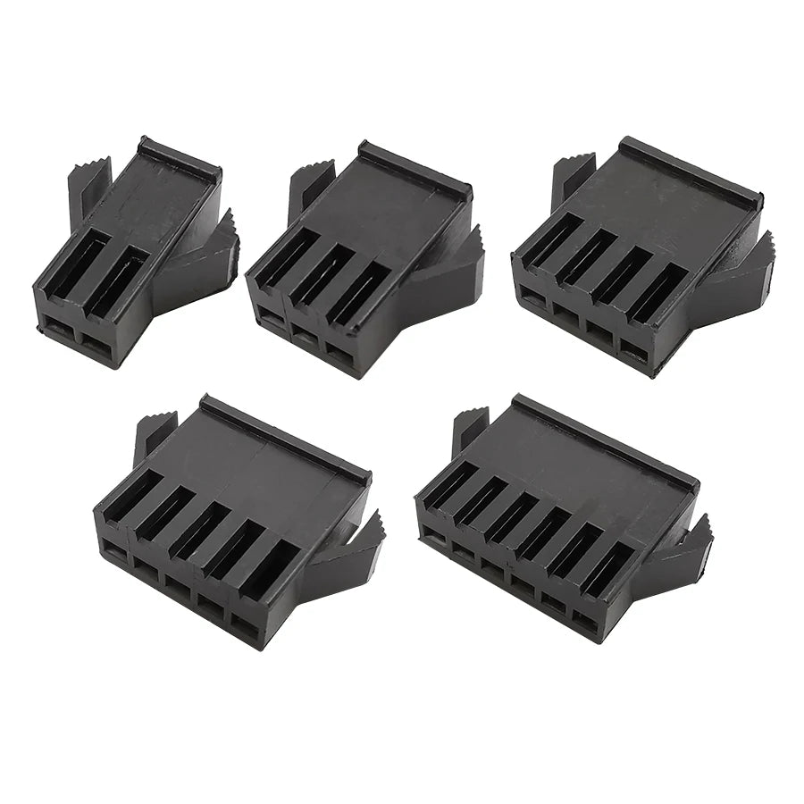 10 Sets JST SM 2.54mm 2/3/4/5/6/7/8Pin Male Female Plug Socket Housing Terminal Connector SM-2P SM-2R JST SM2.54
