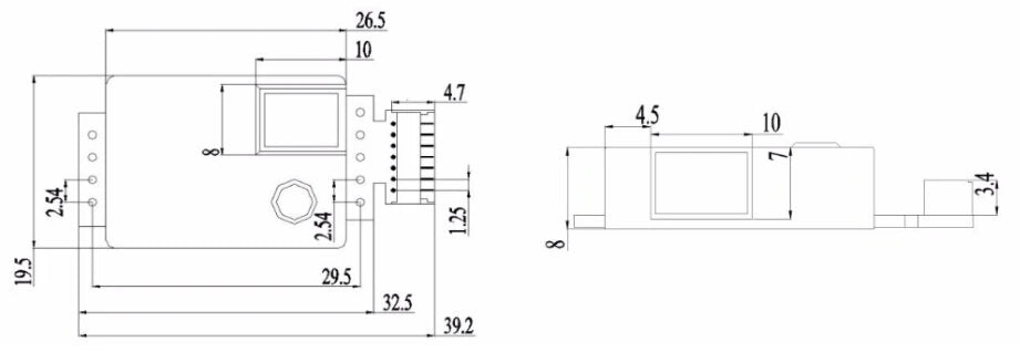 MH-Z19 MH-Z19C MH-Z19B MH-Z19E IR Infrared CO2 Sensor Module Carbon Dioxide Gas Sensors NDIR CO2 Monitor 400-5000 0-5000ppm UART