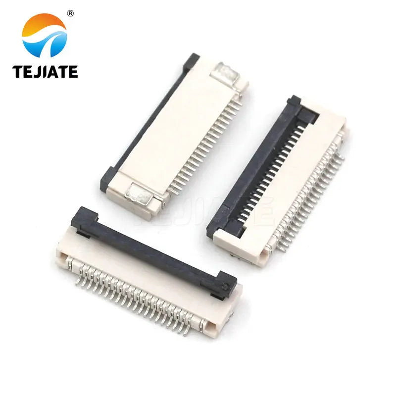 10PCS FFC/FPC Connector Flat Cable Socket 0.5MM Adapter 4/5/6/8/9/10/12/14/16/18/20/22P Down Flip Type Plug Kit