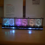 【Big Font】DIY Rainbow RGB Full Color LED Digital Retro Glow Analog Nixie Tube DS3231 Electronic Clock Music Spectrum Display Kit