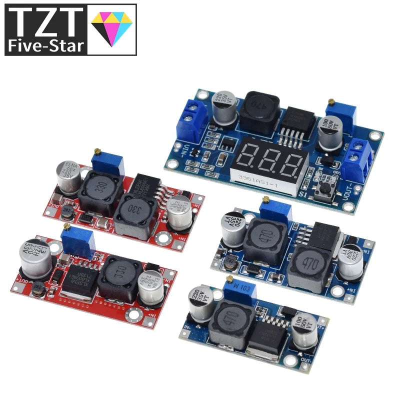 TZT 1/3PCS Boost Buck DC-DC Adjustable Step Up Converter XL6009 Power Supply Module 20W 5-32V to 1.2-35V