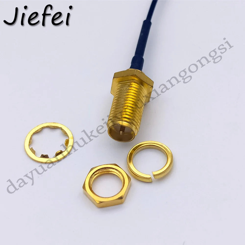 100-200Pcs 5cm 10cm 15cm 20cm SMA Pigtail RP-SMA / SMA Female Socket Jack to U.FL UFL Connector 1.13 Cable Pigtail