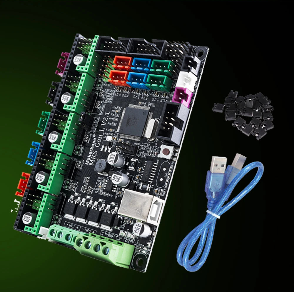 RAMPS MKS Gen-L V 2.1 1.0 Control Board 3D Printer Parts With TMC2209 TMC2208 Uart Mode Gen L for Ramps1.4 A4988 DRV8825