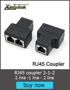 Xintylink CAT7 RJ45 Connector 50U CAT6A Ends Ethernet Cable Plug Network 10G SFTP FTP Shielded LAN Jack Pass Through 1.5MM Hole