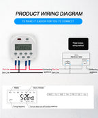 CN101A LCD Time Switch 12V 24V 110V 220V Time Relay Street Lamp Lillboard Power Supply Timer