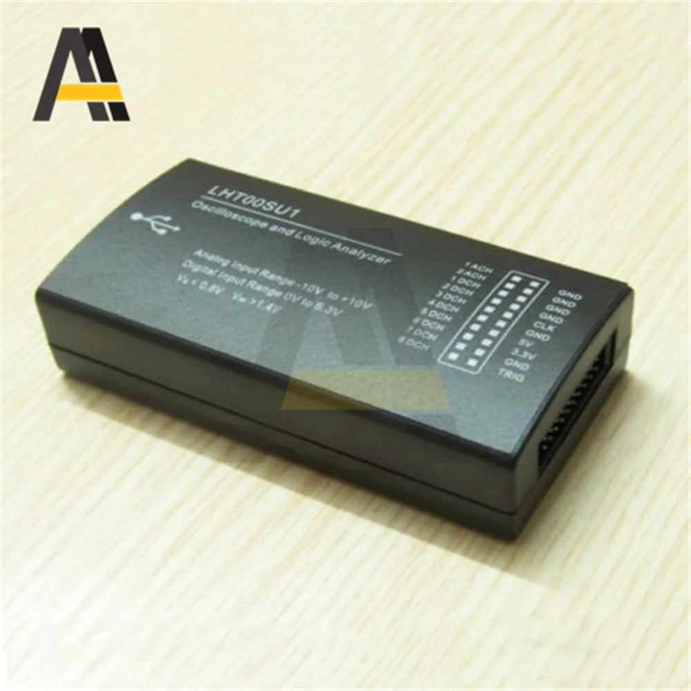 LHT00SU1 8-Channel Logic Analyzer Virtual Oscilloscope I2C SPI CAN Uart USB Connection 16Mhz With Testing Clamp Line USB Wire