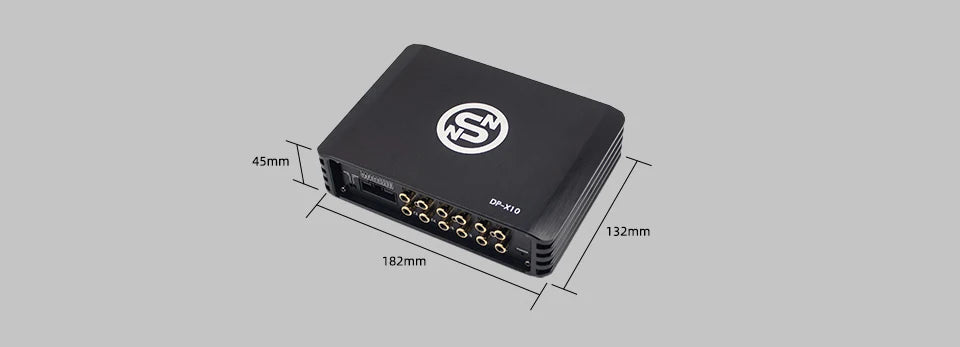 Sennuopu DP X10 Car Audio 4 Ch Power Amplifier 8 Channel Dsp Processor Bluetooth Amp Equalizer Amplificador Automotivio Sound