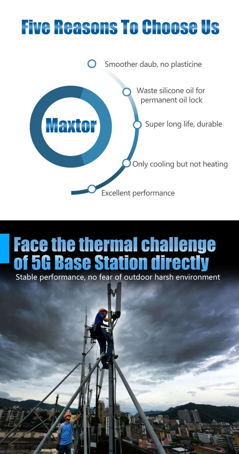 11.2W/mk Maxtor Thermal Paste Grease for AMD Intel Processor CPU Cooler Computer Cooling Fan VGA GPU Compound Heatsink Plaster