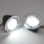 2Pcs Canbus No Error LED Side Mirror Puddle Lights For Ford F150 Mondeo Mk5 Mustang Edge Explorer Expedition Flex 6000K White