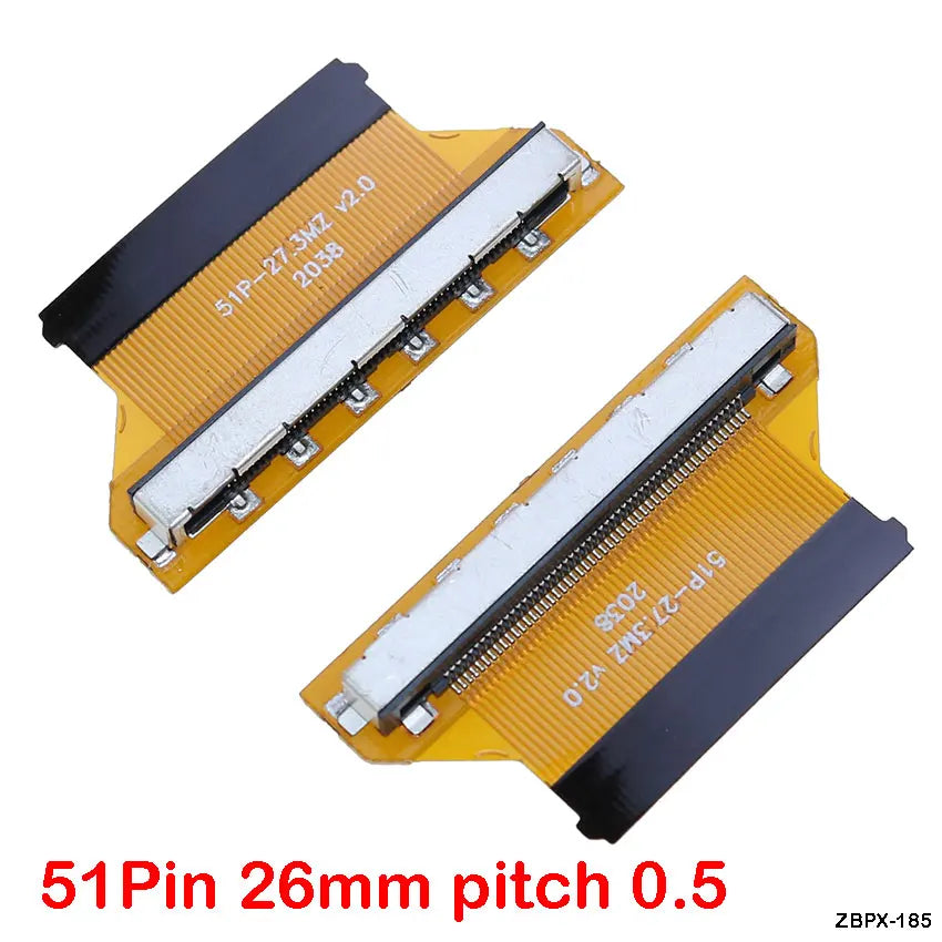 30PIN 51Pin 26MM 27.4MM 29.5MM Pitch 0.5 30Pin to 2.0 Controller for FPC Flexible Flat Cable Adapter Board Converter Connector