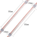 10/25/50/100Leds/String WS2812B Pixels RGB LED Strip Module Heatsink Board Nodes Addressable Individually DC5V