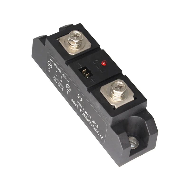 Slim Solid State Relay 10A 25A 40A Dc control Ac/ Ac control Ac Single Phase SSR Din Rail Mount Relays Module equipped Heat sink