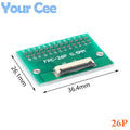 FPC/FFC Flat Cable Adapter Plate 0.5mm 6P/8P/10P/12P/20P/24P/26P/30P/34P/40P DIP Pin Board Pitch Converter Board PCB